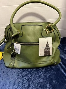 BEAUTIFUL FERN COLORED NEW LONDON FOG PURSE WITH TAGS - Picture 1 of 10