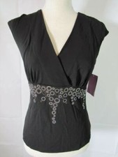 David Meister Midi Paisley Dress Green White Black