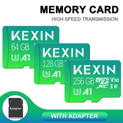 Tarjeta de memoria Kexin Ultra Micro SD 64 GB 128 GB 256 GB U3 de alta velocidad lote de 1-30 piezas Foto 1 de 4