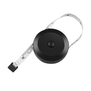 1.5m Retractable Soft Tape Double Scale Flexible Ruler Body Measurement BLACK - Picture 1 of 7
