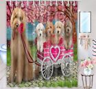 Goldendoodle Shower Curtain Personalized Hooks Many Dog Designs NWT