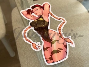 Street Fighter - Anime - Cammy White Killer Bee Calcomanía Vinilo #4 Bikini - Imagen 1 de 7
