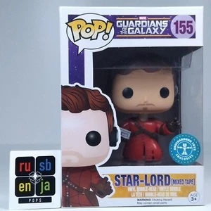 Funko Pop! Marvel Guardianes de la Galaxia Star-Lord con cinta mixta #155 - Imagen 1 de 6