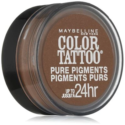 MAYBELLINE Color Tattoo Pure Pigments Eyeshadow 45 DOWNTOWN BROWN SEALED! - Image 1 of 2