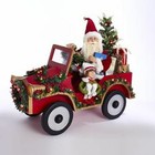 Kurt Adler 22" Santa Driving Car Tablepiece