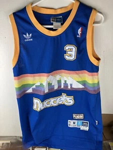 Allen Iverson Denver Nuggets Hardwood Classic Rainbow Edition Jersey Size Medium - Picture 1 of 10