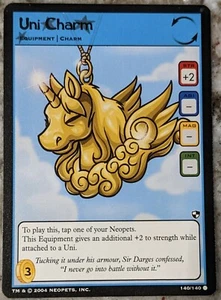 Uni Charm 140/140, LP - Neopets TCG, Battle for Meridell Set 2004 - Common - Picture 1 of 2