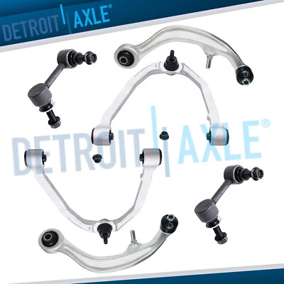 Brazos de control inferiores superiores delanteros + barras estabilizadoras para Nissan 350Z G35 2003-2007 2009 Foto 1 de 4