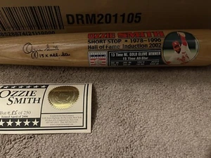Ozzie Smith Signed Autographed Limited Edition HOF Bat St. Louis Cardinals W/JSA - Picture 1 of 5