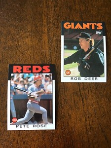 1986 Topps Baseball U Pick 1 - #1-249