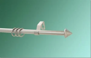 Gardinenstange silber matt 16mm Modell Kegel - Bild 1 von 1