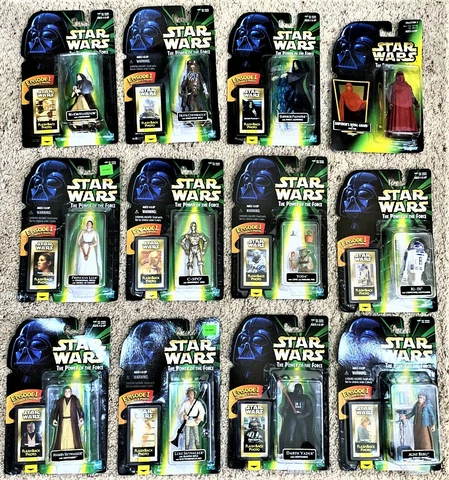 STAR WARS Action Figures POWER OF THE FORCE Lot of 12 ALL IN COLLECTOR" BAGS Cover