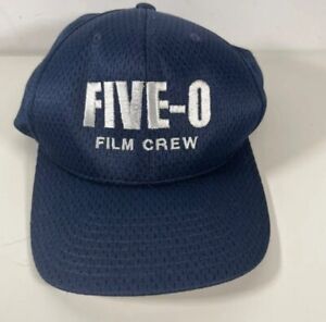 Hawaii Five-o Film Crew Embroidered Jersey Navy Hat Adjustable