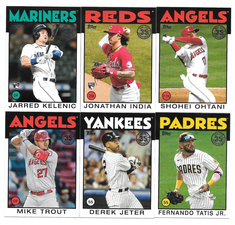  2021 TOPPS UPDATE 1986 Topps Baseball 35th Anniversary U-PICK COMPLETE YOUR Set - Image 1 of 1