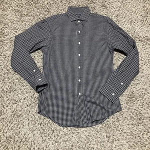 Polo Ralph Lauren Slim Fit Herren Hemd Small grau kariert Baumwolle Stretch - Bild 1 von 5