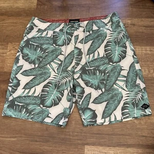 Rip Curl Swim Trunks Men's Size 33 Surf Drawstrings Lightweight Hawaii Travel - Picture 1 of 16