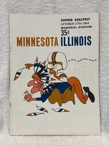 Minnesota Gophers vs. Illinois Fighting Illini 10-17-1964 Football Prog, Butkus! - Picture 1 of 12