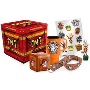 Crash Bandicoot Limited Edition Crate Box Cap Mug Socks Keyring Notebook Unused - Picture 1 of 1