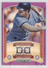 2014 Panini Prizm Diamond Dominance Purple Prizms /99 George Brett #28 HOF