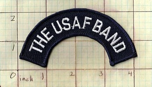 The USAF Band shoulder arc bgX USAF Air Force patch - Picture 1 of 1