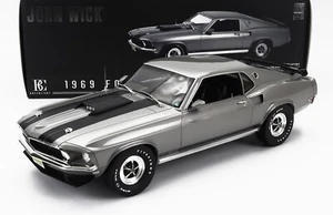 Greenlight 1/12 Ford EE. UU. Mustang Boss 429 cupé 1969 John Wick I gris Met 12104 - Imagen 1 de 10