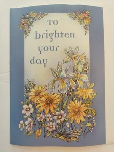 Friendship/Thinking of You Greeting Card with Envelope - To Brighten Your Day - Picture 1 of 3