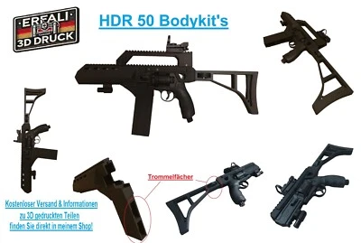 MARKENLOS Bodykit für den UMAREX T4E HDR50 Homedefence & Paintball Revolver