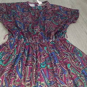 Womens Vintage Paisley Dress Small - Picture 1 of 15