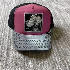 Goorin Bros Great Even Truckermütze The Farm Animal Dogge Hund Camouflage rot - Bild 1 von 11