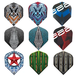 Shot Dart Flights 1 Set Tough Plain Various Designs - Picture 1 of 10