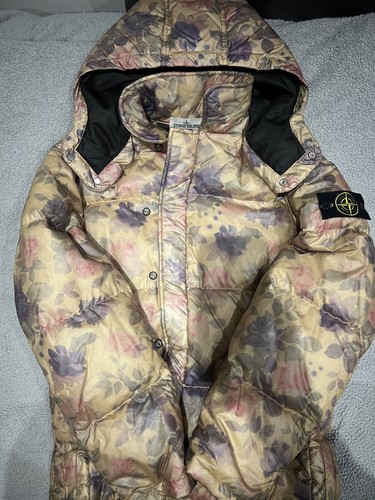 Giacca Supreme Stone Island FW17 Lamy Puffer rame taglia piccola rara usata