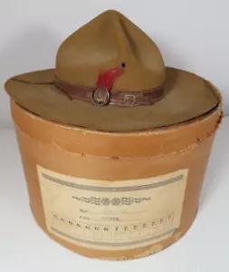 Boy Scouts of Mexico Official Campaign Hat Brown 1940's Los Scouts De Mexico - - Picture 1 of 15