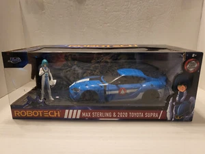 Jada Hollywood Rides ROBOTECH Max Sterling Figure & Toyota Supra 1/24 Scale - Picture 1 of 5