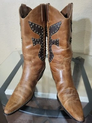 Botas vaqueras de cuero marrón para mujer Matisse. Talla 8,5 M, Brasil, estado. es muy bueno. Foto 1 de 4