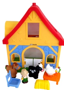 Little People Fisher Price Animals Farm Playset Mattel Electronic Sounds Figures - Picture 1 of 14