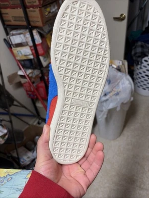 PUMA One Piece x 麂皮绒尺寸 11 适用于 All Time 红色 — 第 1/4 张图片