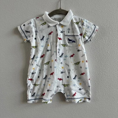 Terno de brincar Kissy Kissy menino avião peça única 9M - Imagem 1 de 4