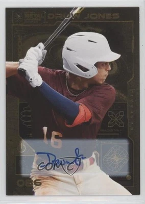 2023 Skybox Metal Universe Champions Gold Auto /25 Druw Jones #086 Auto - Image 1 of 2