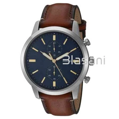 Fossil FS5279 Men's Townsman Chronograph Brown Leather Watch 44mm - Image 1 of 4