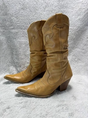 Women's Leather Aldo Cowboy Boots Y2K - Image 1 of 4