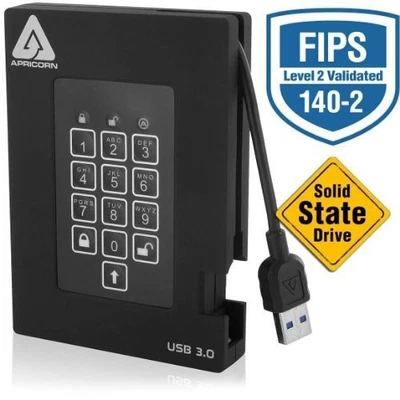 Apricorn Aegis Padlock A25-3pl256-s256f 256 Gb External Solid State Drive - Usb - Image 1 of 2