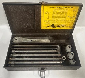 Vintage Chicago Specialty Mfg Co No. 100 Wasserhahn Wiedereinsetzwerkzeuge (A10) - Bild 1 von 12