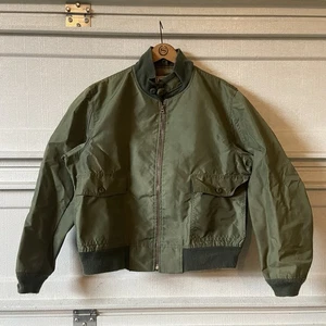 Vintage L.L. Bean G-8 Military style Bomber Tanker Jacket Sz 44 VERY RARE 24x25 - Picture 1 of 12