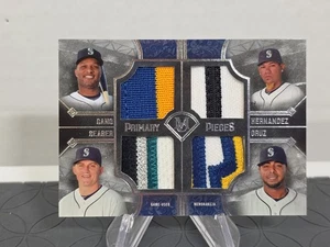 2017 TOPPS MUSEUM - TOPPA QUAD COLORE CANO HERNANDEZ SEAGER CRUZ /99 - Foto 1 di 14