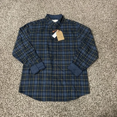 Weatherproof Vintage Men's Long Sleeve Flannel Shirt Blue  Size Medium - Image 1 of 4