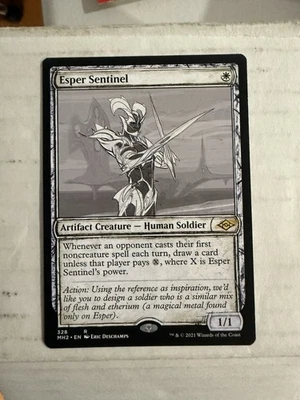 Magic the Gathering Esper Sentinel Modern Horizons 2 Showcase - Image 1 of 2