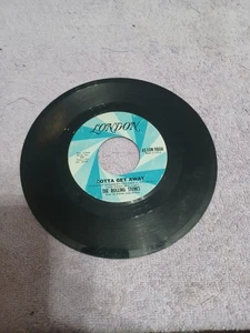 Vintage 45rpm Record Rolling Stones Gotta Get Away & As Tears Go Original Sleeve - Picture 1 of 6