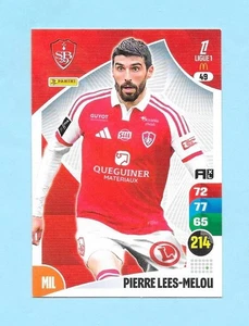 Carte adrenalyn panini - Foot 2025/26 - Stade Brestois N°49 - Pierre Lees-Melou - Picture 1 of 2