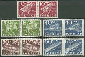 Schweden 1972 STOCKHOLMIA Postfahrzeuge Postbote 765/69 Paare postfrisch - Picture 1 of 1