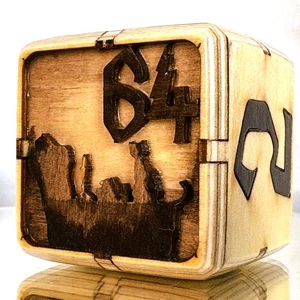 Mystic Meow - Whisker and Wish - Backgammon Doubling Cube 36mm - Picture 1 of 12